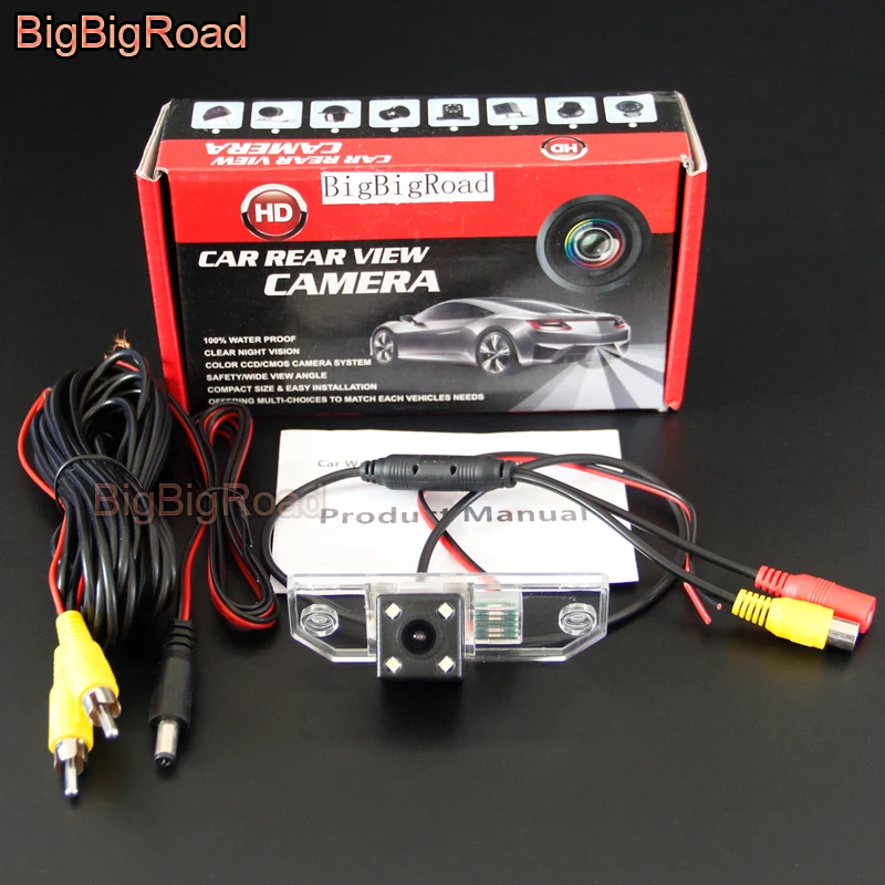 BigBigRoad для Ford Focus Sedan 2 3 2008 2009 2010 2011 2012 C Max Mondeo камера заднего вида парковки CCD|Камеры