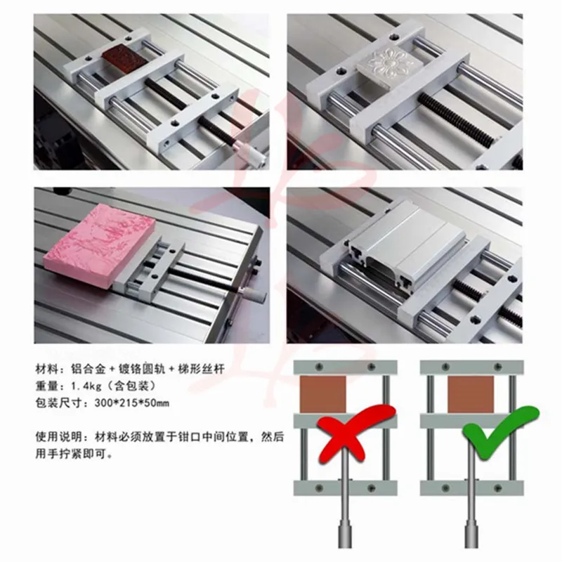 

QGG Precision vice 140mm cnc jig milling machine flat tongs manumotive clamp