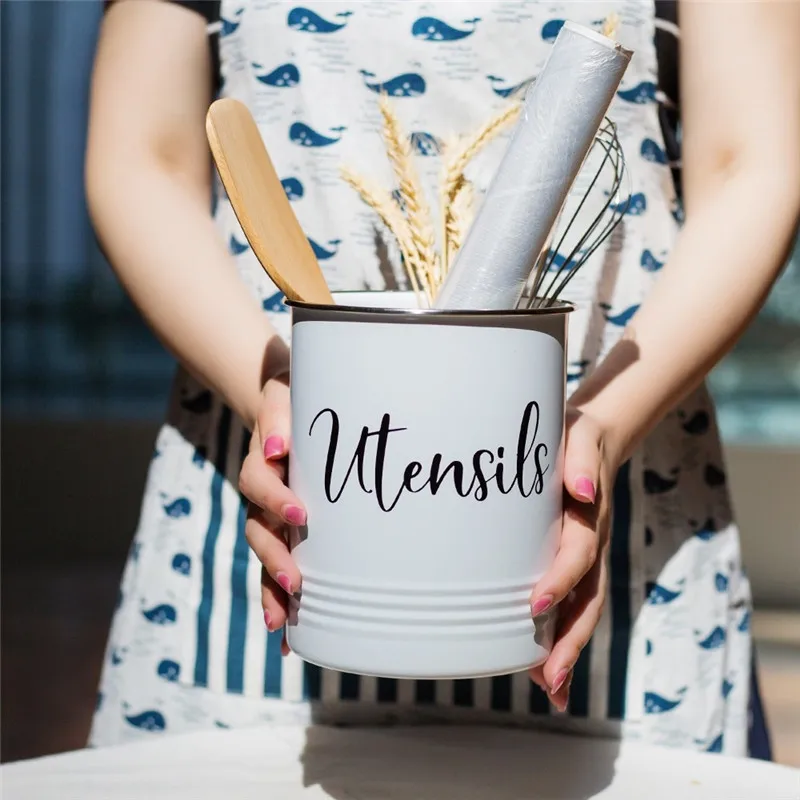 Инструмент хранилище для кухонной утвари мусорное ведро льда Железный Бак