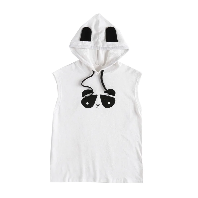 Детская пляжная рубашка с капюшоном и принтом панды на Возраст 3 10 лет|swim shirt uv|shirt