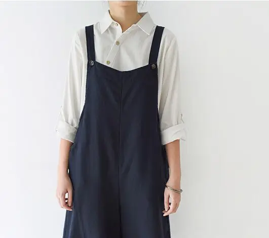 Женский комбинезон с широкими штанинами элегантный Свободный длинными