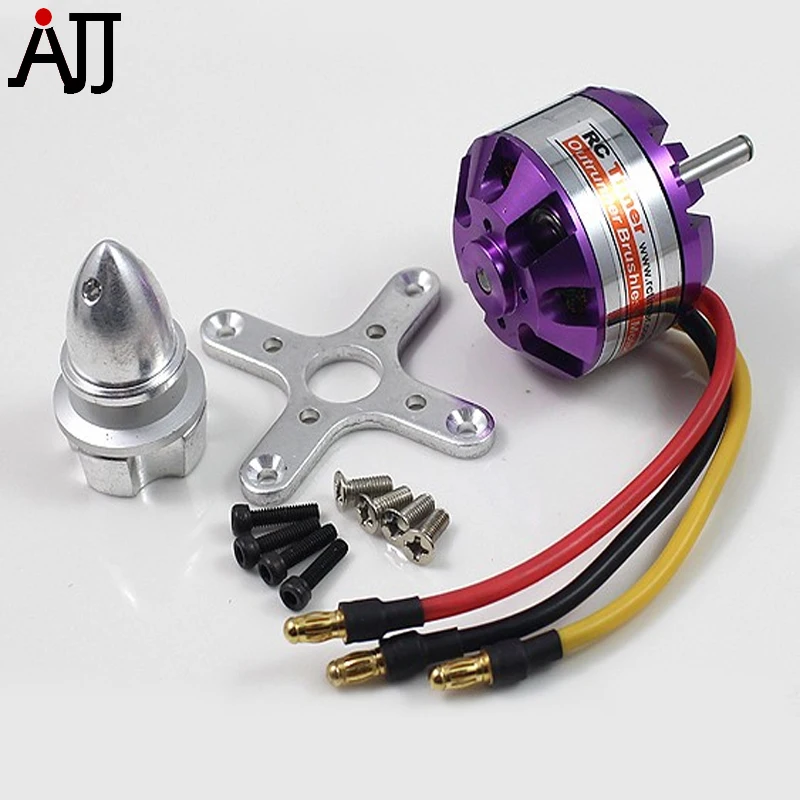 Бесщеточный мотор Rctimer A3530 3530 1100KV 1400KV 1700KV Outrunner вал 4 0 ММ совместимый с 2 4S Lipo/30A ESC FPV