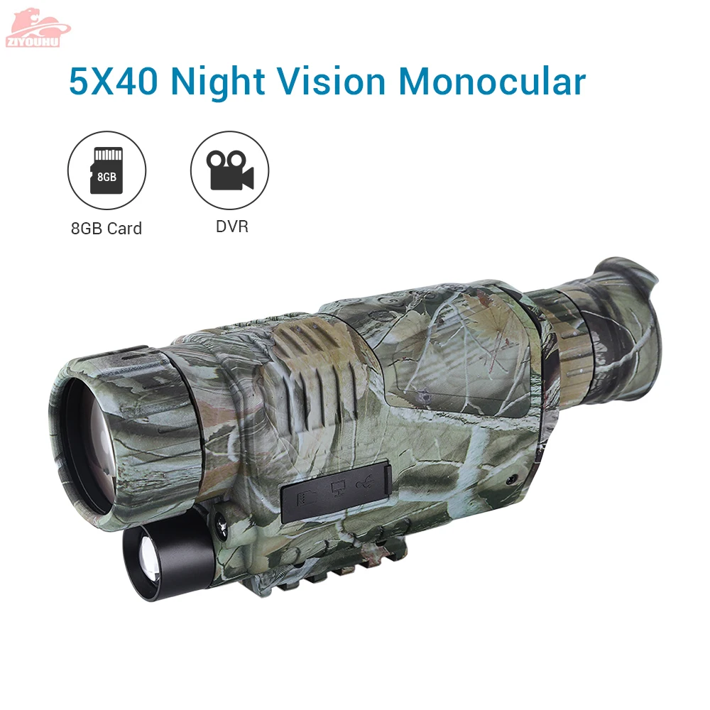 

High Quality Infrared Digital 5x40 Night Vision Binoculars,Night Scope Camera,Non Thermal Gen3 for Hunting Camouflage Monocular
