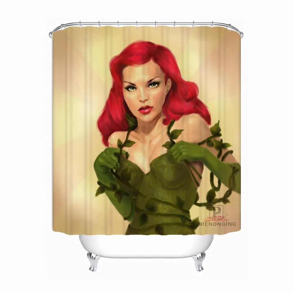 Ванна Шторы для Ванная комната пользовательские Pin Up модная одежда для девочек Декор для дома душ Шторы Водонепроницаемый ткань крючки#180417-01- 61