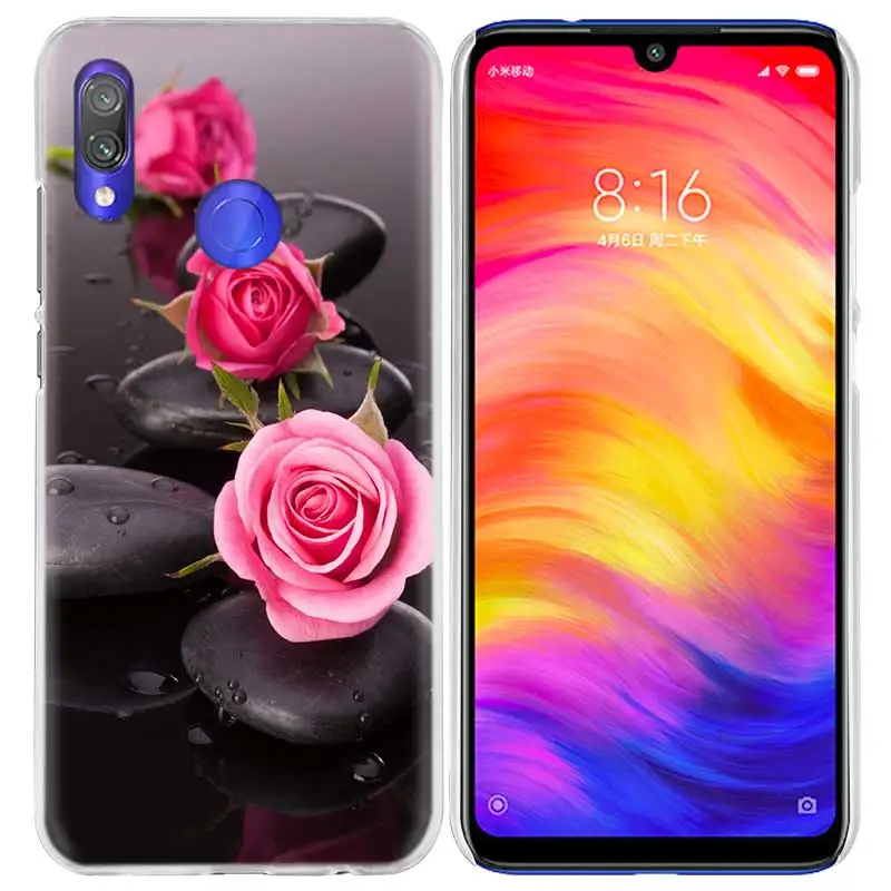02 Чехол с красными бабочками и розами для Xiao mi Red mi Go Note 7 6 6A Pro S2 5 5A 4X mi A1 A2 9 mi x 3 5G 8 lite F1 жесткий чехол для телефона из ПК - Цвет: 02