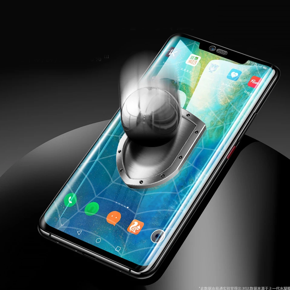 5D пленка для Redmi K20 Note 7 Pro защита экрана Гидрогелевая на полное покрытие мягкая