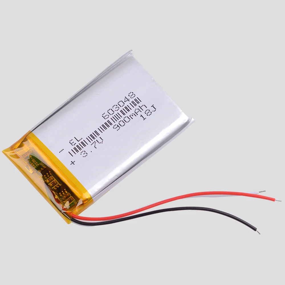 3 линии 7 V 900mAH 603048 PLIB (полимерный литий ионный/литий ионный аккумулятор) для dvr mp5 GPS