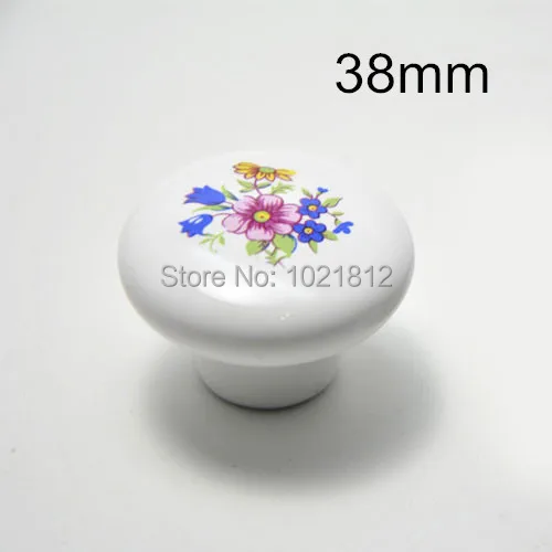 38 мм дикие цветы керамические ручки для шкафа комода кухни спальни | Обустройство