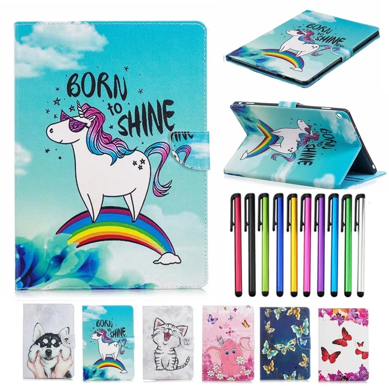 

Чехол для Huawei Mediapad M3 Lite 10, BAH-W09, BAH-AL00, Kawaii, с изображением единорога, кота, щенка, чехол для Huawei M3 Lite 10