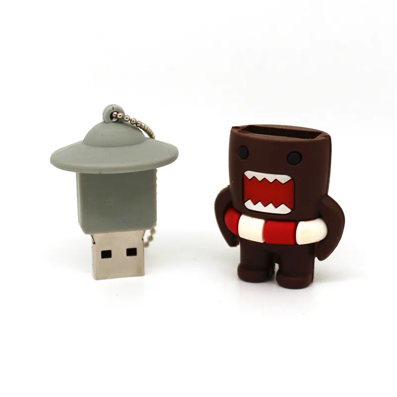 Мультипликационный японский Domo Kun U Disk Girl милая большая кукла насекомое