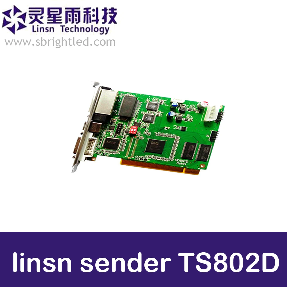 Linsn TS802D linsn Отправитель TS802 LINSN контроллер Отправка карты для светодиодный одного