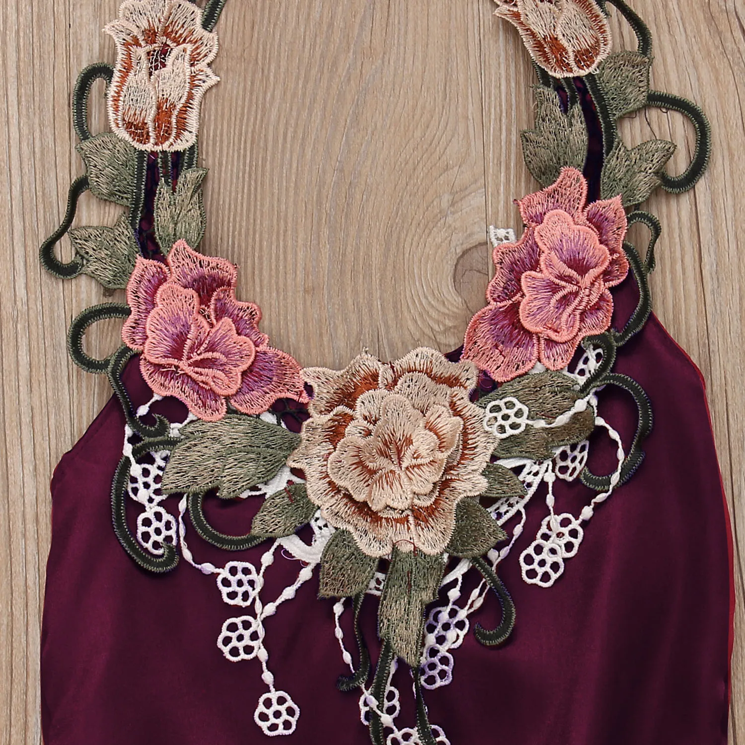 Милая детская одежда с объемным цветком летний комбинезон открытой спиной для