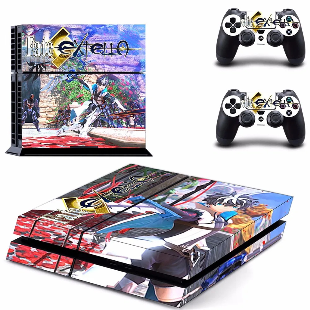 Аниме Fate Extella ссылка PS4 кожи Стикеры наклейка для Sony Игровые приставки 4 консоли и 2