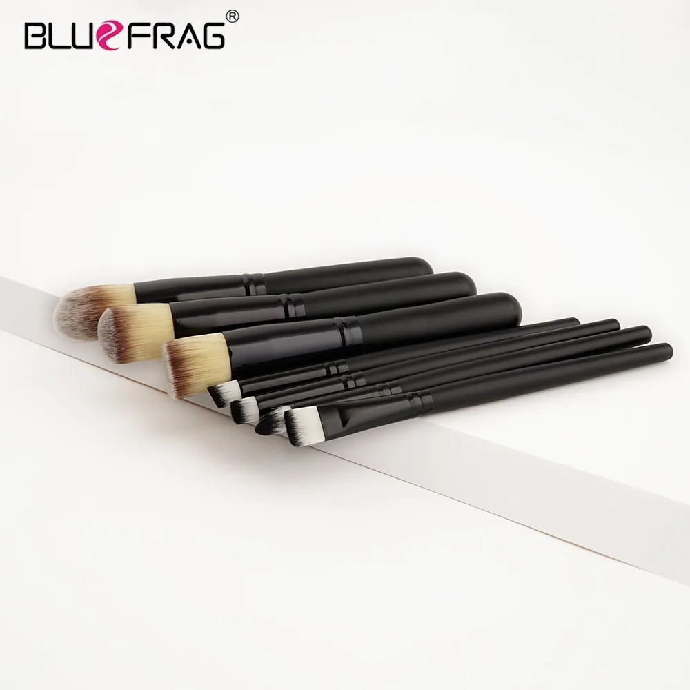 7 шт. набор профессиональных кистей для макияжа растушевки теней|makeup brush set|professional