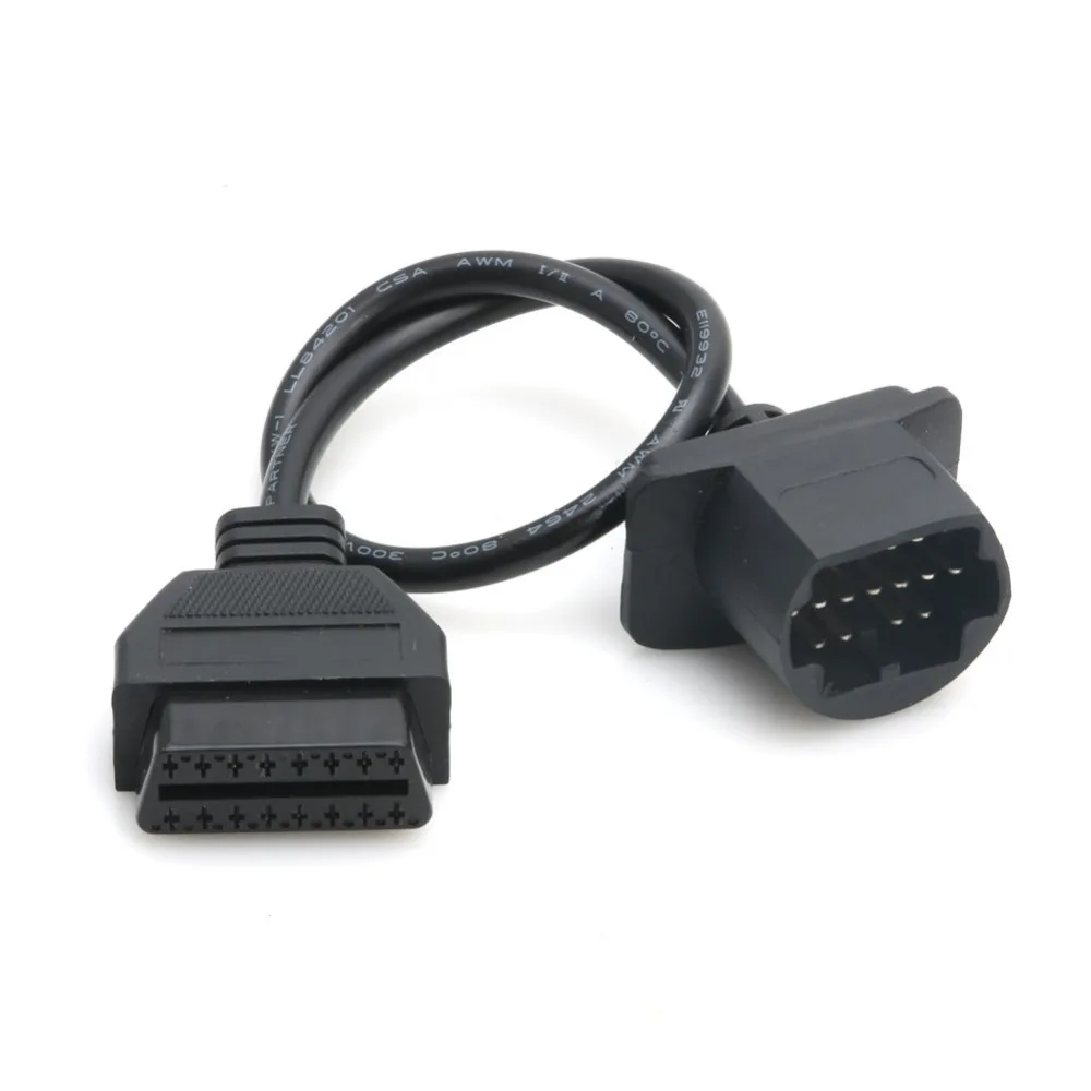 1 шт. Новый 17 Pin к 16 Кабель OBDII OBD2 кабель диагностический Соединительный адаптер