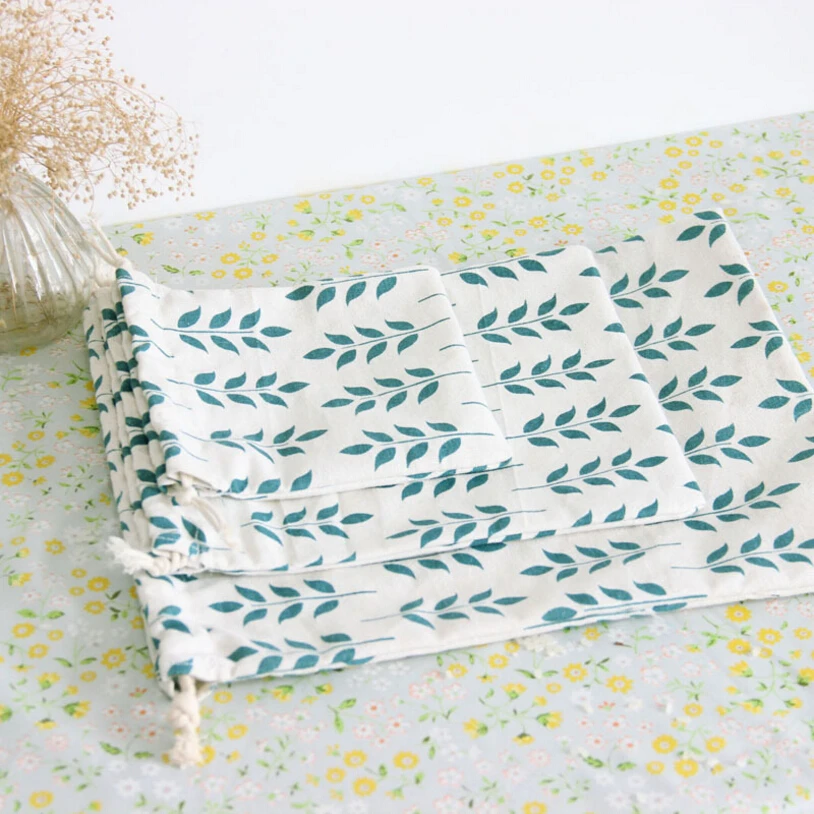 Хлопчатобумажный мешок для хранения пшеницы экологически чистый пакет покупок