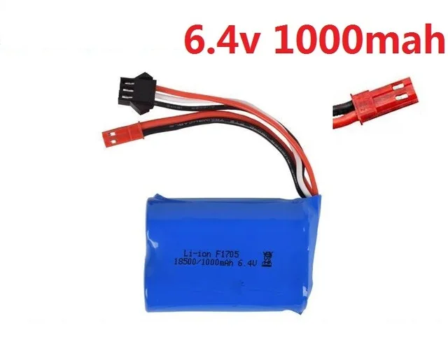 Аккумулятор ewellsell литий ионный JST SM 4P plus зарядка с USB для машинки на