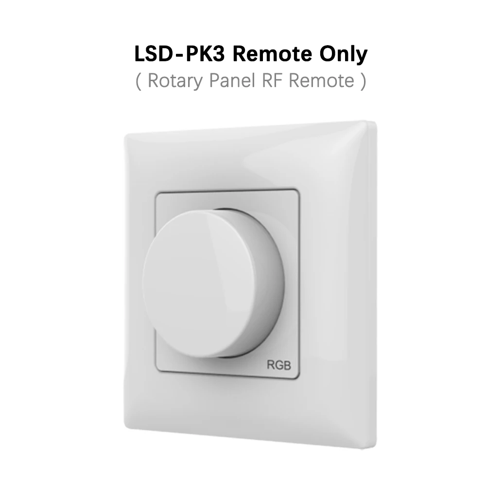PK3 RF Remote ONLY PK1/PK2/PK3 2,4G Беспроводная поворотная панель rf led Диммер пульт дистанционного управления для одного цвета/цветовой температуры/RGB светодиодный светильник - Цвет: PK3 RF Remote ONLY