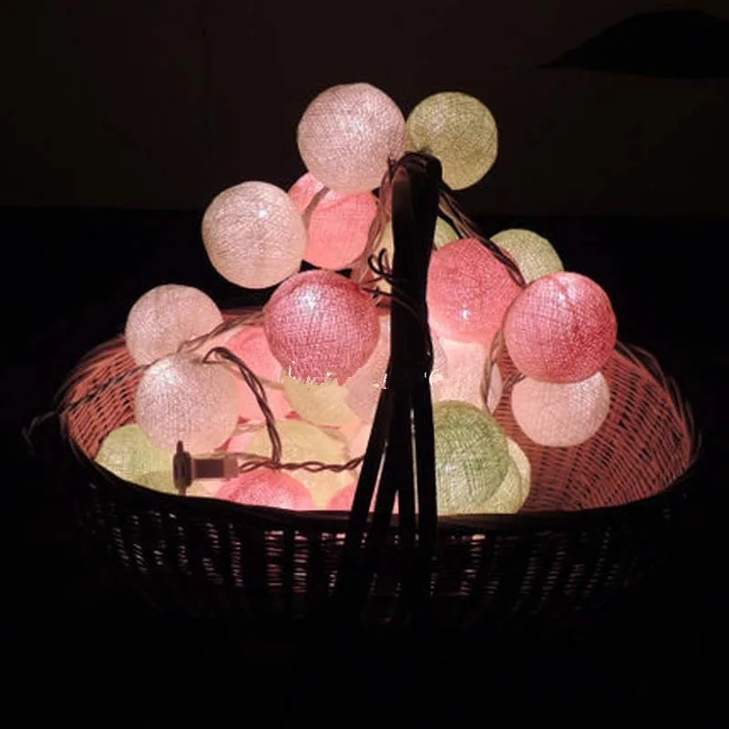 35 тканевых оранжевых хлопковых шаров гирлянда для рождества свадьбы вечеринки