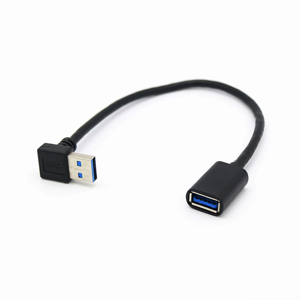 Удлинительный Кабель USB 3 0 с углом поворота 90 градусов штырь-гнездо