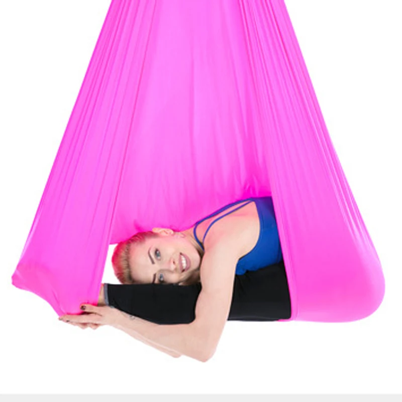 Нейлон летающий анти гравитация Йога гамак весь набор фитнес оборудование