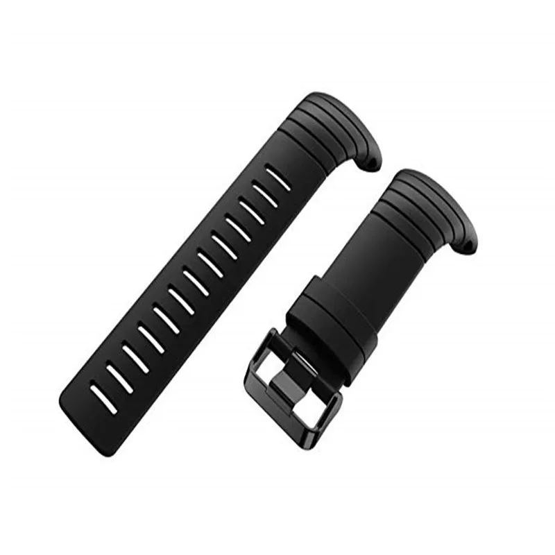 Сменный резиновый ремешок для умных часов Suunto Core с металлической застежкой