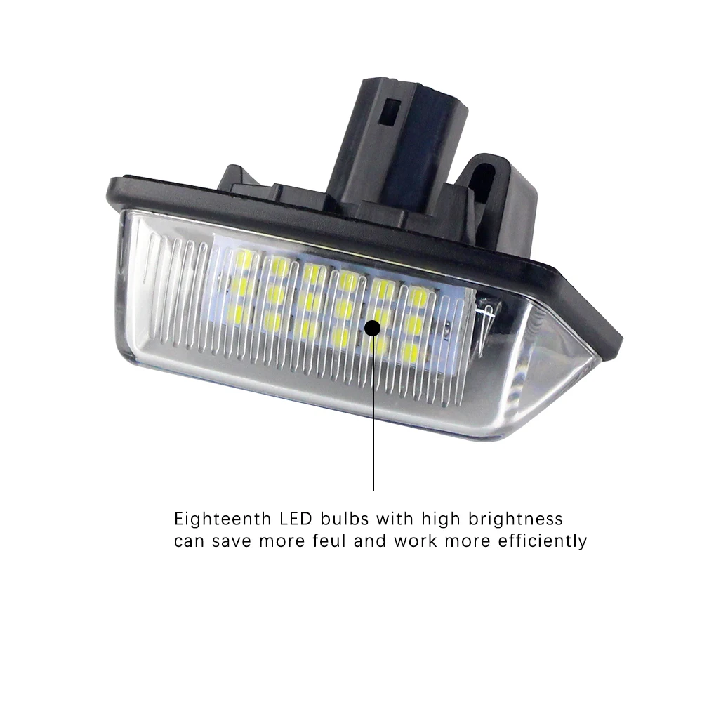 2X светодиодный фонарь для номерного знака Лампа Canbus для Toyota Corolla E11 crown Noah Voxy ZRR7 Starlet EP91 предыдущий GSR ACR50
