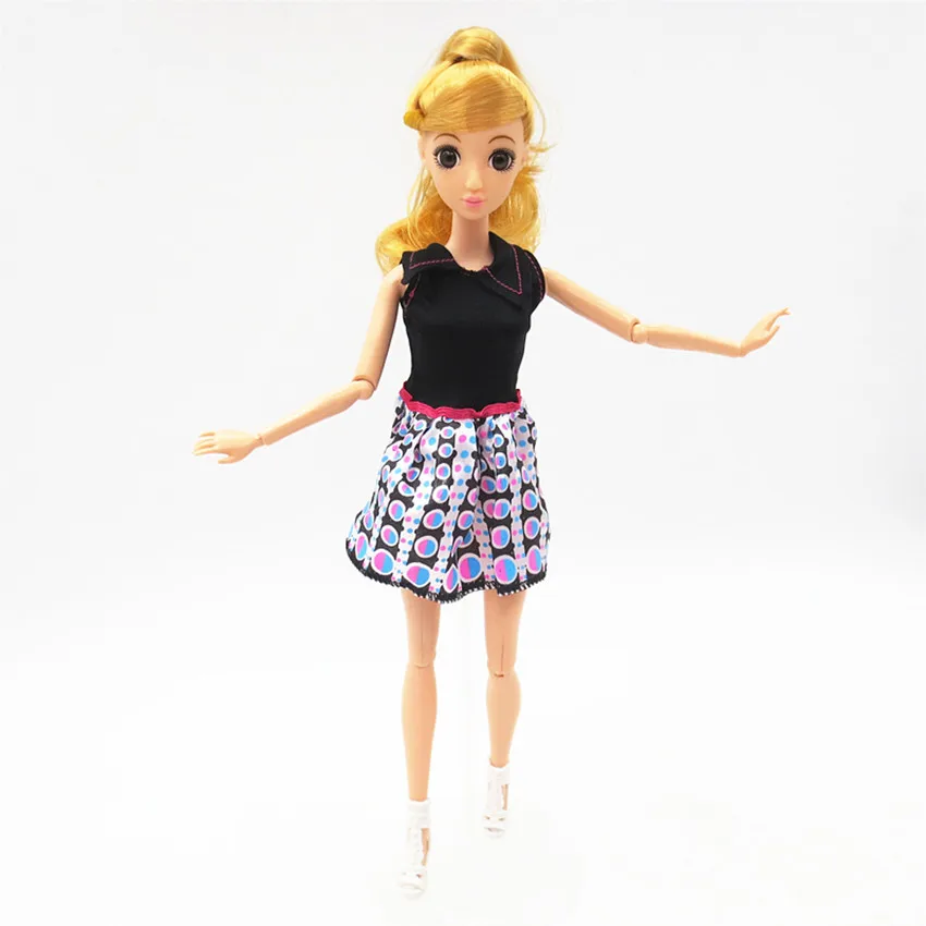 5 шт. Красивая вечерние для кукол ручной работы модное платье Барби благородная