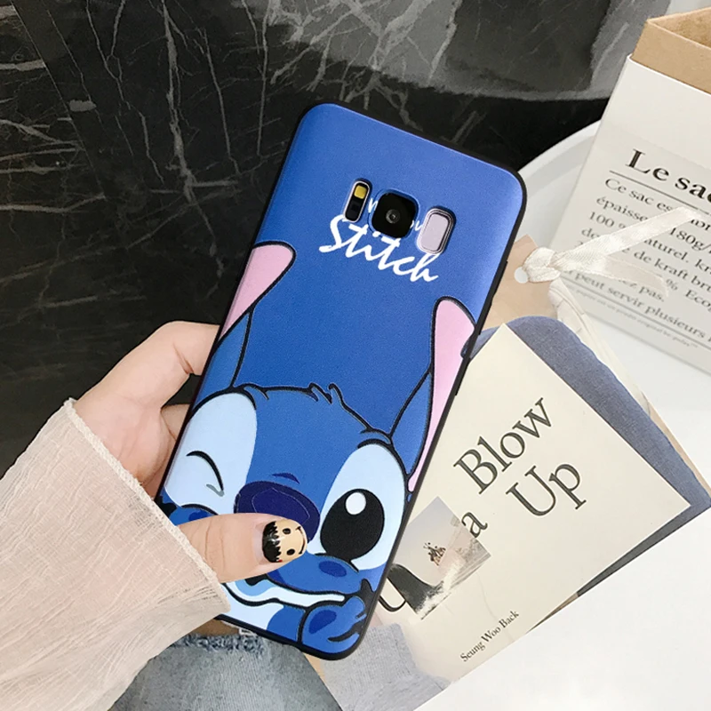 YHBBCASES для Samsung Galaxy S8 S9 S10 плюс рельеф мультфильм животных мягкий чехол Note 8 9 озорной