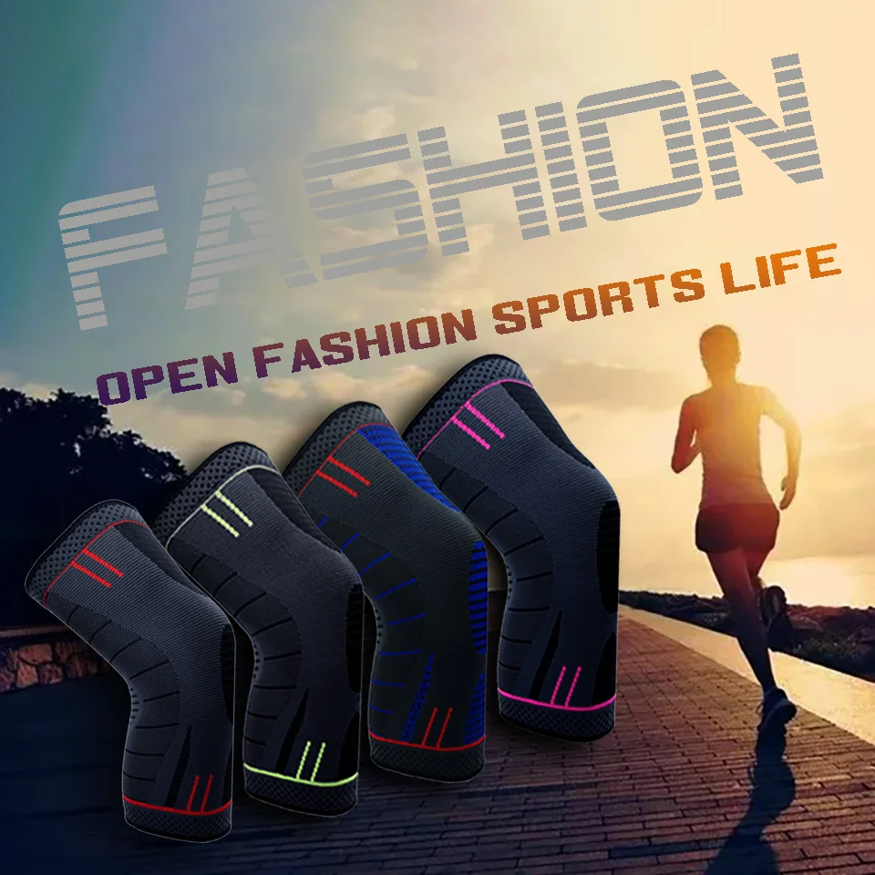 1 шт. защита для колена эластичные нейлоновые наколенники поддержка бега артрит