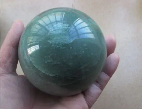 

55mm NATURAL GREEN Aventurine Jade CRYSTAL SPHERE BALLS HEALING