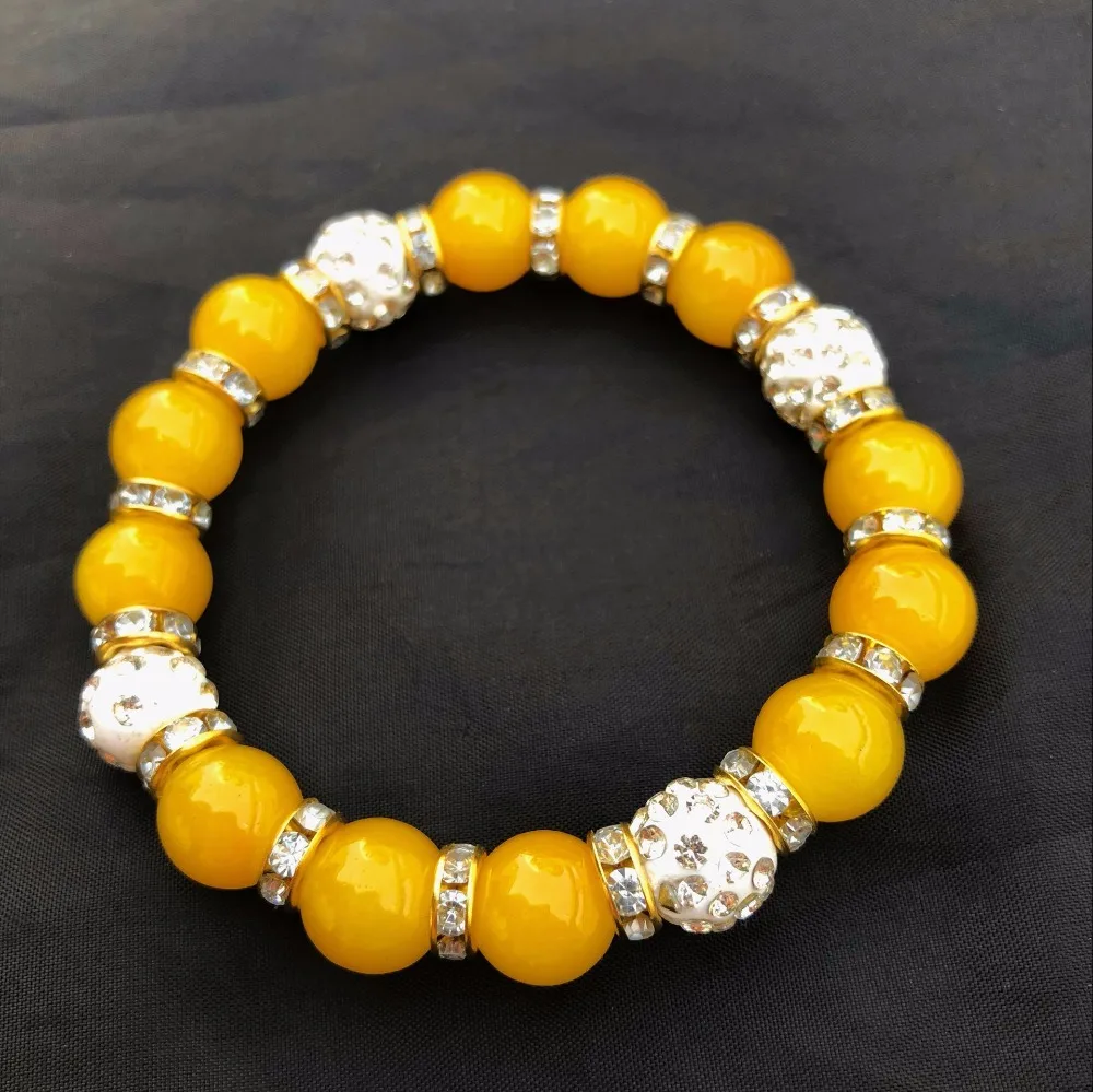 Трендовые круглые бусины из натурального аметиста женский браслет кристалл моды