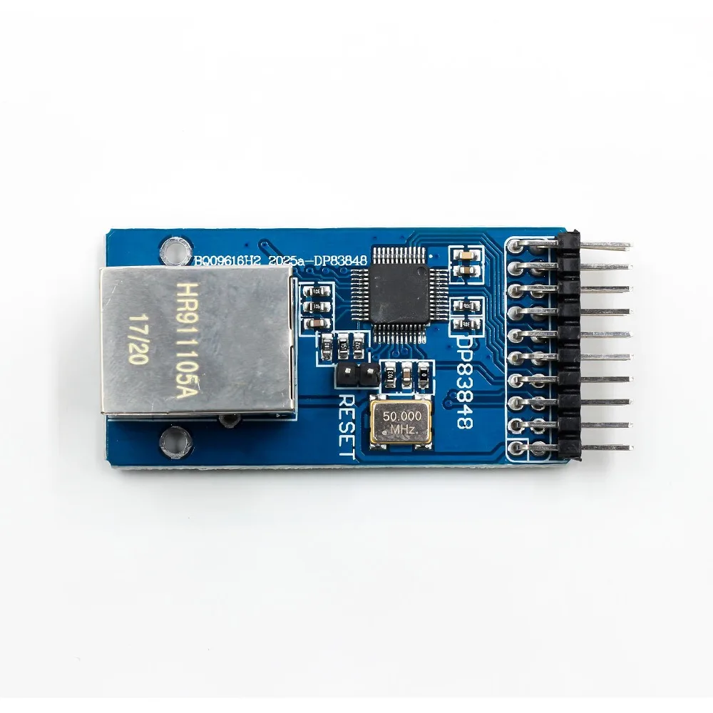 DP83848 Ethernet физический уровень трансивера RJ45 плата управления интерфейса