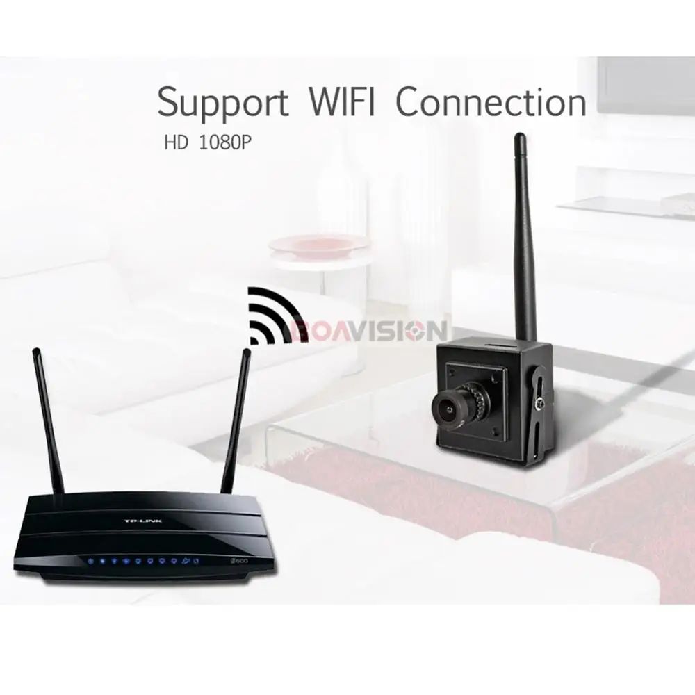 Super Mini HD 2MP 1080P Wireless Wifi IP Camera Audio SD Card CCTV Network Wi-Fi Cam Microphone Support Android iPhone P2P View |