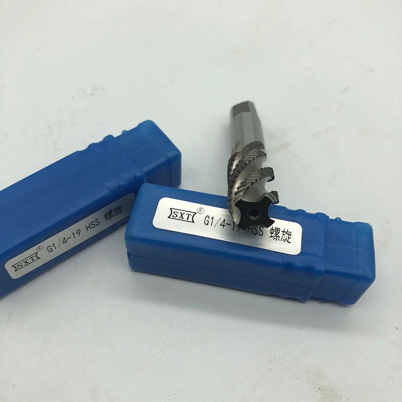 55 Degree 1/4&quot HSS Pipe Tap Four Flutes spiral Thread G1/4-19 For Maintenance Repair Work | Инструменты