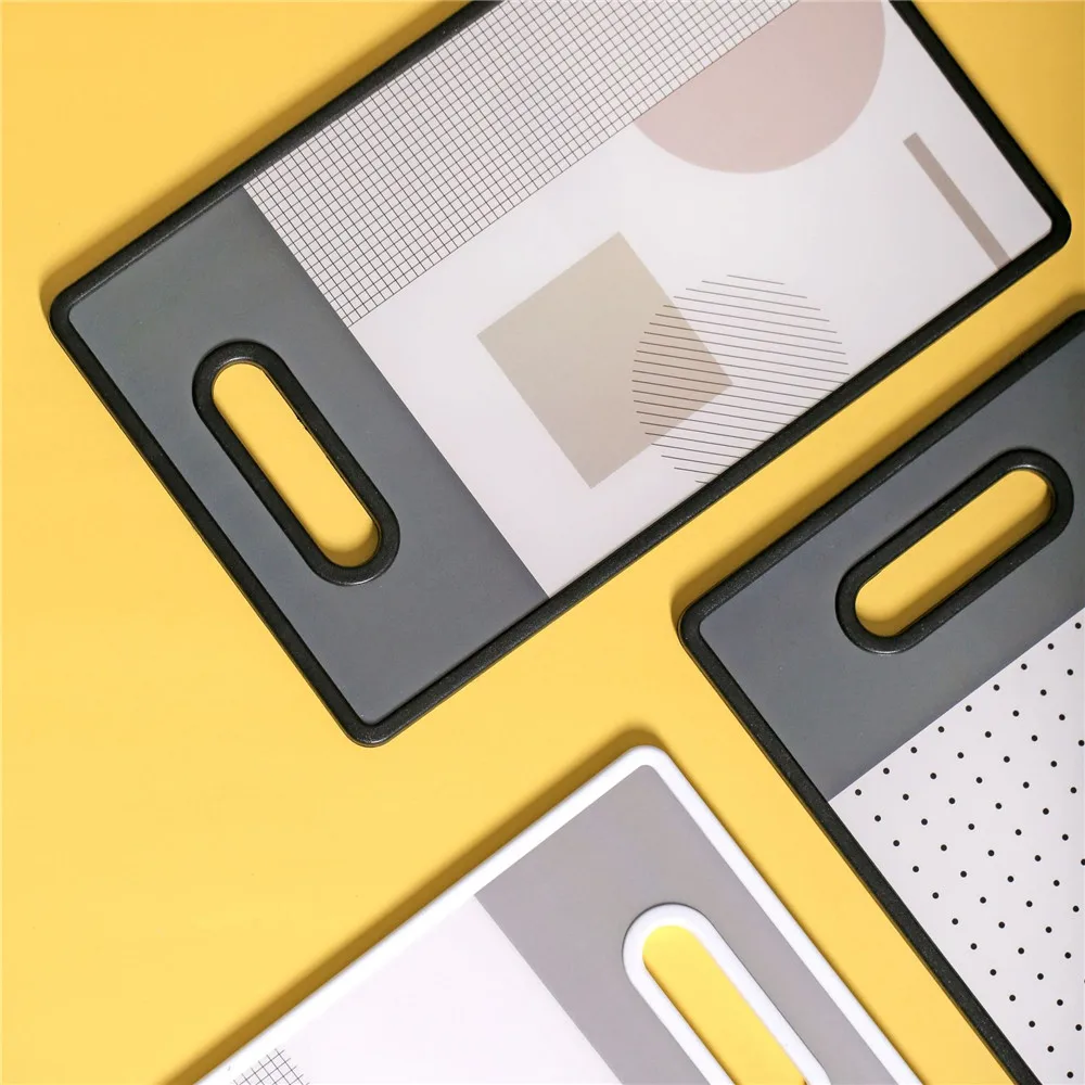 Шикарные кухонные Разделочные Блоки пластиковая деревянная разделочная доска