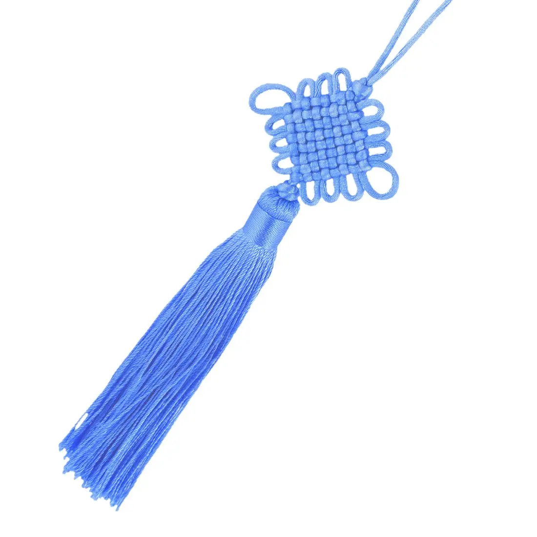 

uxcell Car Auto Handmade Braid Tassel Decor Chinese Knot Ornament Skyblue