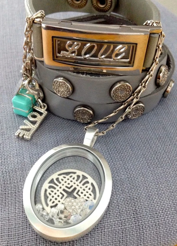 Vinnie Design новый великолепный винтажный Овальный плавающий медальон из серебра