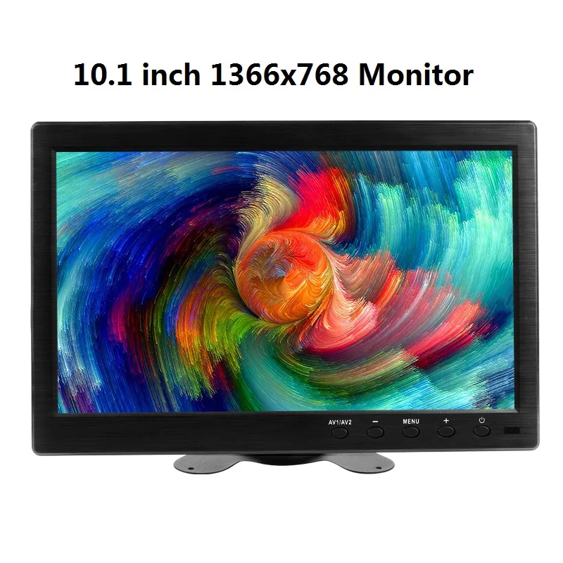 1366x768 monitor 10,1 дюймов ips HDMI емкостный сенсорный экран 1280x800 СВЕТОДИОДНЫЙ монитор для PS3 4 Windows 7 8 10 VGA/AV USB компьютер светодиодный PC Автомобильный дисплей - Цвет: 1366x768 monitor