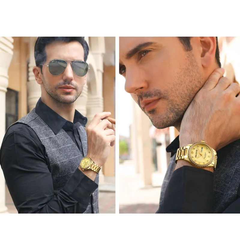 

Men Wrist Watch 2019 Man Gold Watches Top Luxury Brand Male Clock Business Men Quartz Wristwatch Watch For Men Relogio Masculino