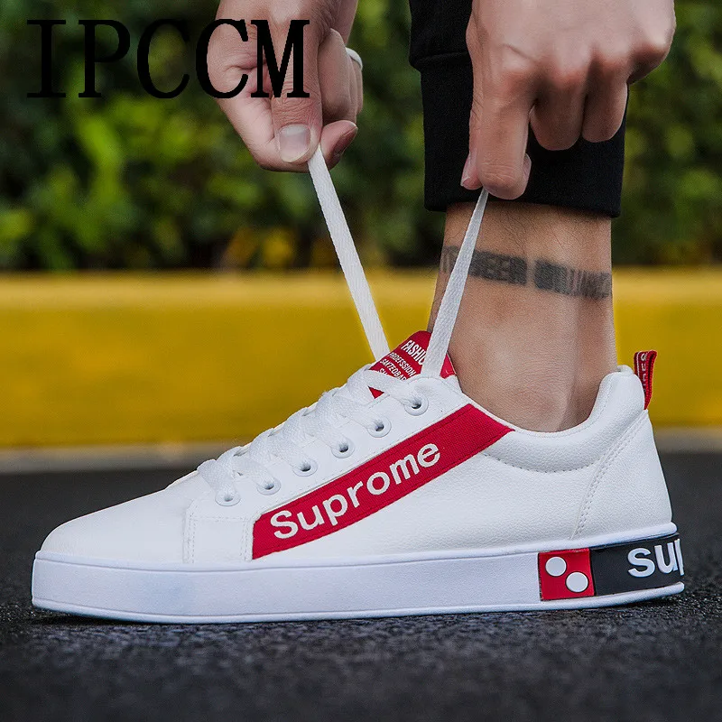 Новинка весны 2019 Корейская обувь для доски маленькие белые туфли мужская Джокера