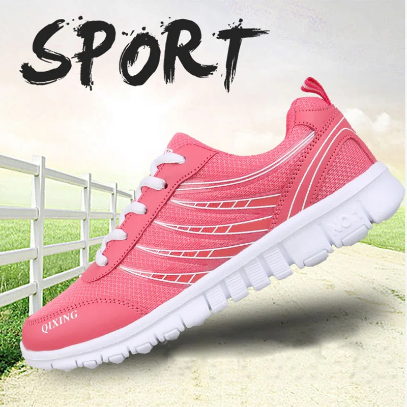 Женские кроссовки из сетчатого материала светильник для бега и фитнеса 2018 | Спорт