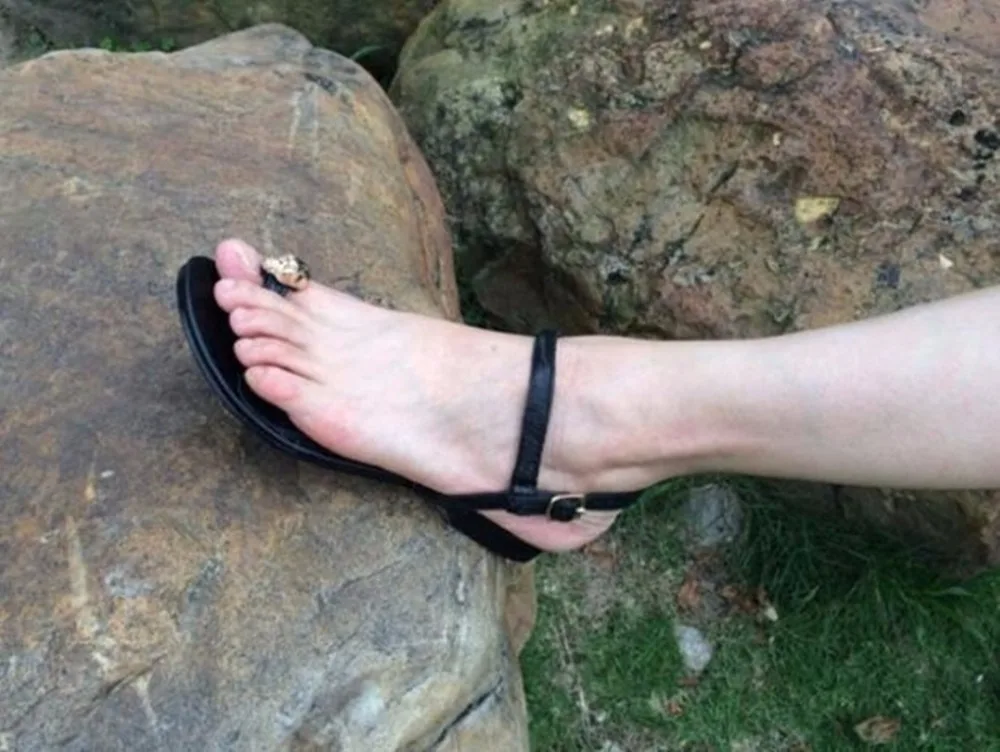 Новое Поступление Горячей Моды Натуральная Кожа Женская Обувь Металлические