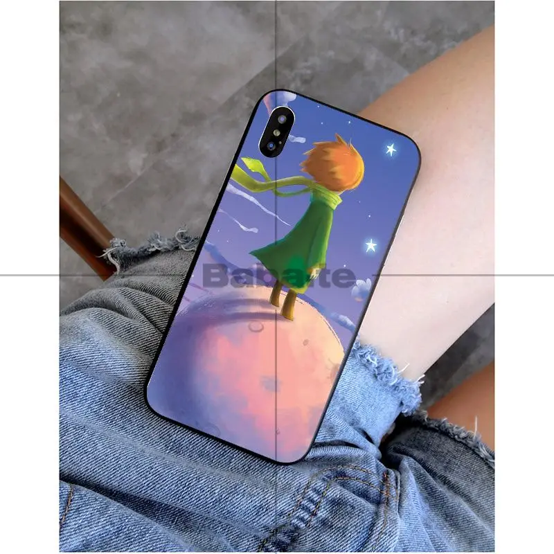 A13 Babaite Маленький принц и лиса умный черный мягкий чехол для телефона для Apple iPhone 8 7 6 6S Plus X XS MAX 5 5S SE XR чехол - Цвет: A13