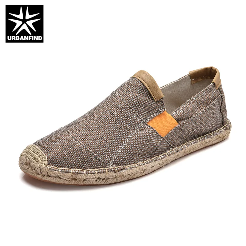 URBANFIND Mens Shoes Casual Male Breathable Canvas Men Chinese Fashion Soft Slip On Espadrilles For Loafers | Обувь