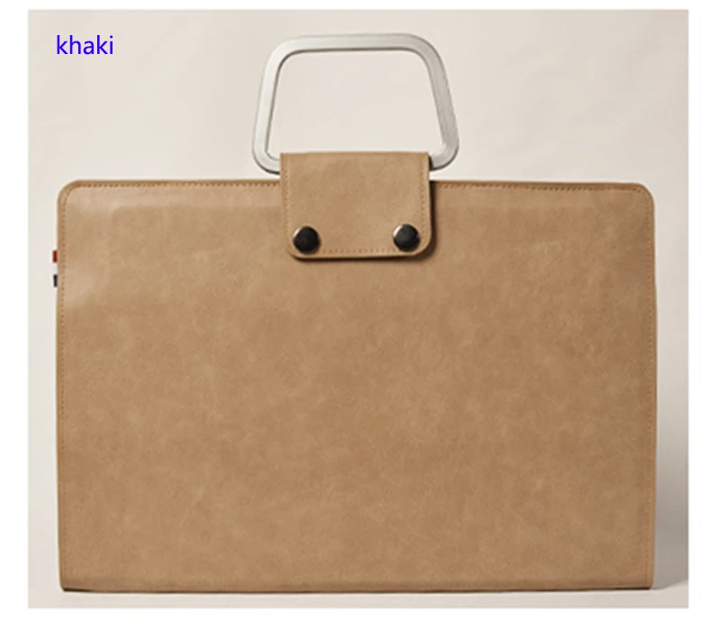Чехол для ноутбука Macbook Air Pro retina 11,6 12 13 13,3 15 15,4 дюймов из искусственной кожи чехол для ноутбука защитный чехол для планшетного ПК подарок - Цвет: khaki