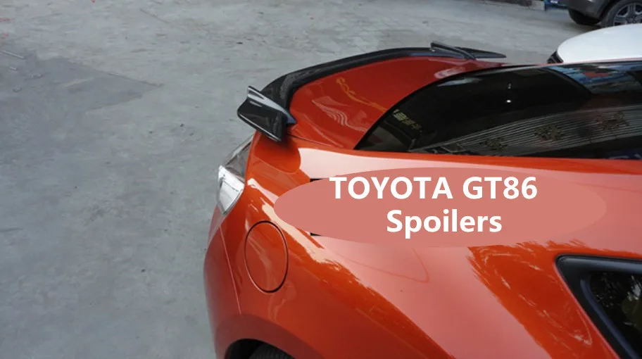 

Spoiler For TOYOTA GT86 2013.2014.2015.2016 Rear Wing ABS Spoilers Trunk Lid Diffuser