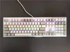 Light grey MP Cherry MX switch 108/87 клавиш PBT Keycap с подсветкой двойная съемка белая и серая Ретро клавиатура для механической игровой клавиатуры - Цвет: Light grey