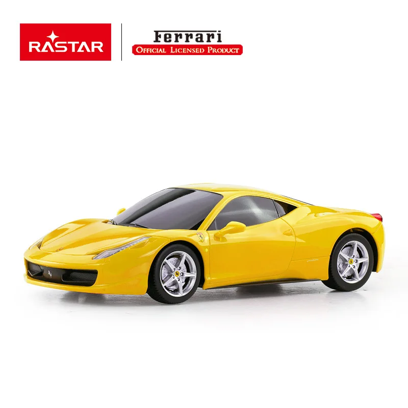 RASTAR Лицензия rc автомобиль r/c 1:18 caminhao модные стильные Прохладный FERRARI 458 ITALIA Remoto