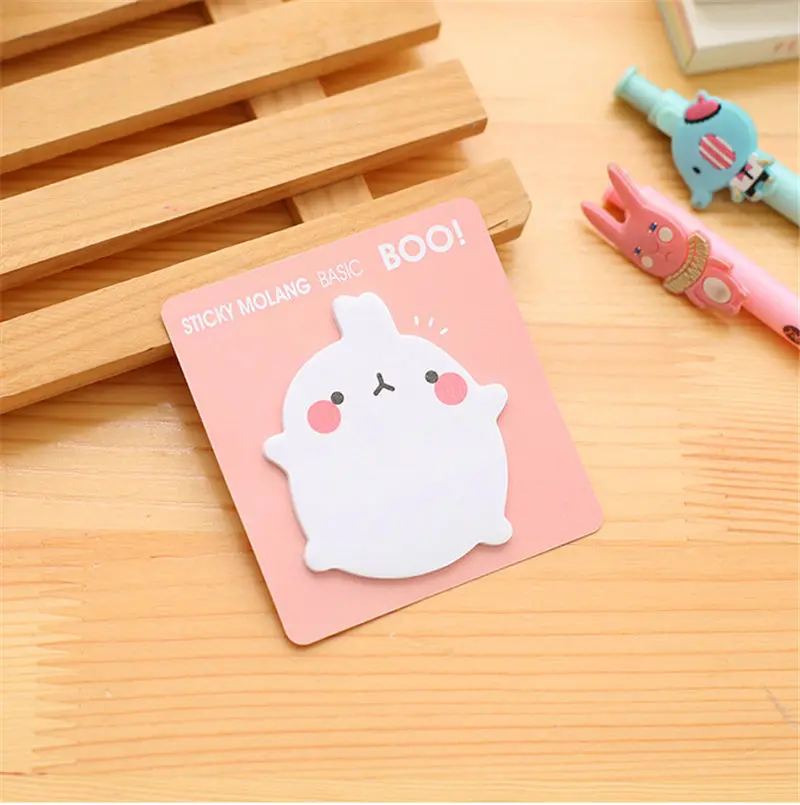 2 шт. корейские милые наклейки моланг милый Kawaii блокнот канцелярские